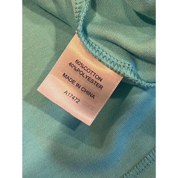 Appleseed's Crew Neck Sheath Midi Dress Pullover Two Pocket Light Blue Size PS - Picture 7 of 8